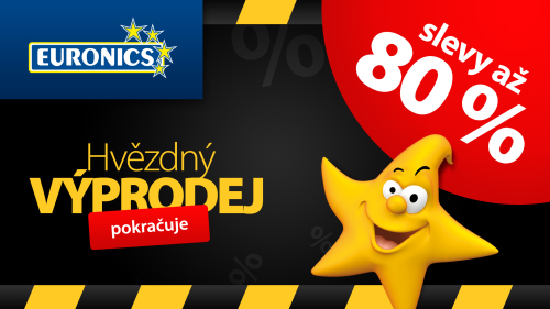 Hvězdný výprodej v Euronics pokračuje!