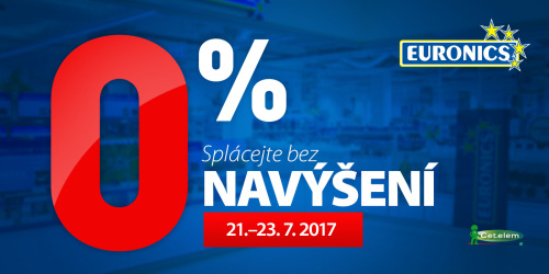 Nulové splátky v Euronics!